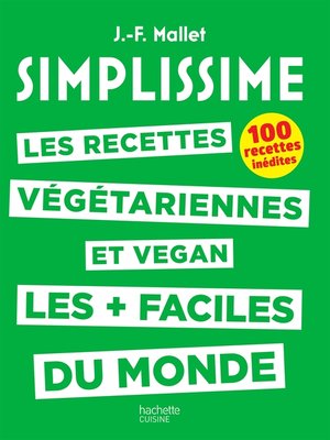 cover image of SIMPLISSIME--Recettes végétariennes et vegan